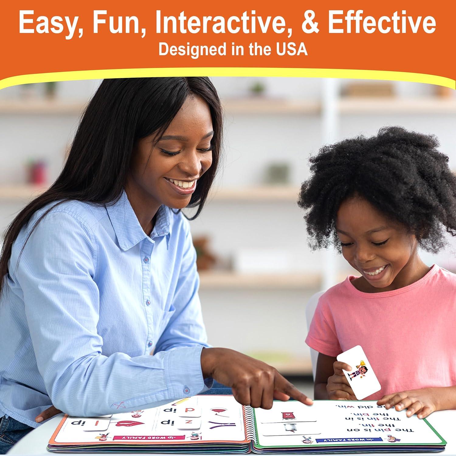 Conjunto de Libros Ocupados KIDDIEWIZE para Aprender a Leer 3-10 Años