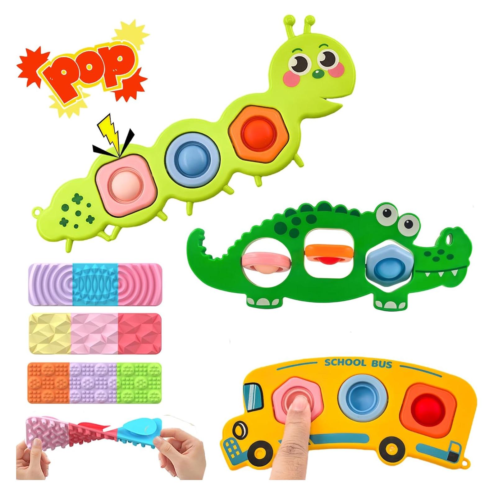 Juguetes Sensoriales Fidget Popper Iceacrin 7 Pcs para Niños