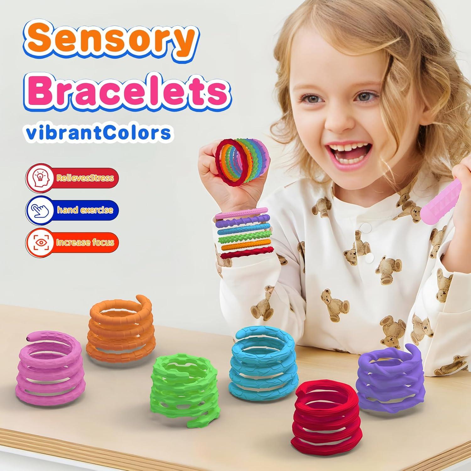 Juguetes Sensoriales Texturizados Drephere - Paquete de 6 Palos