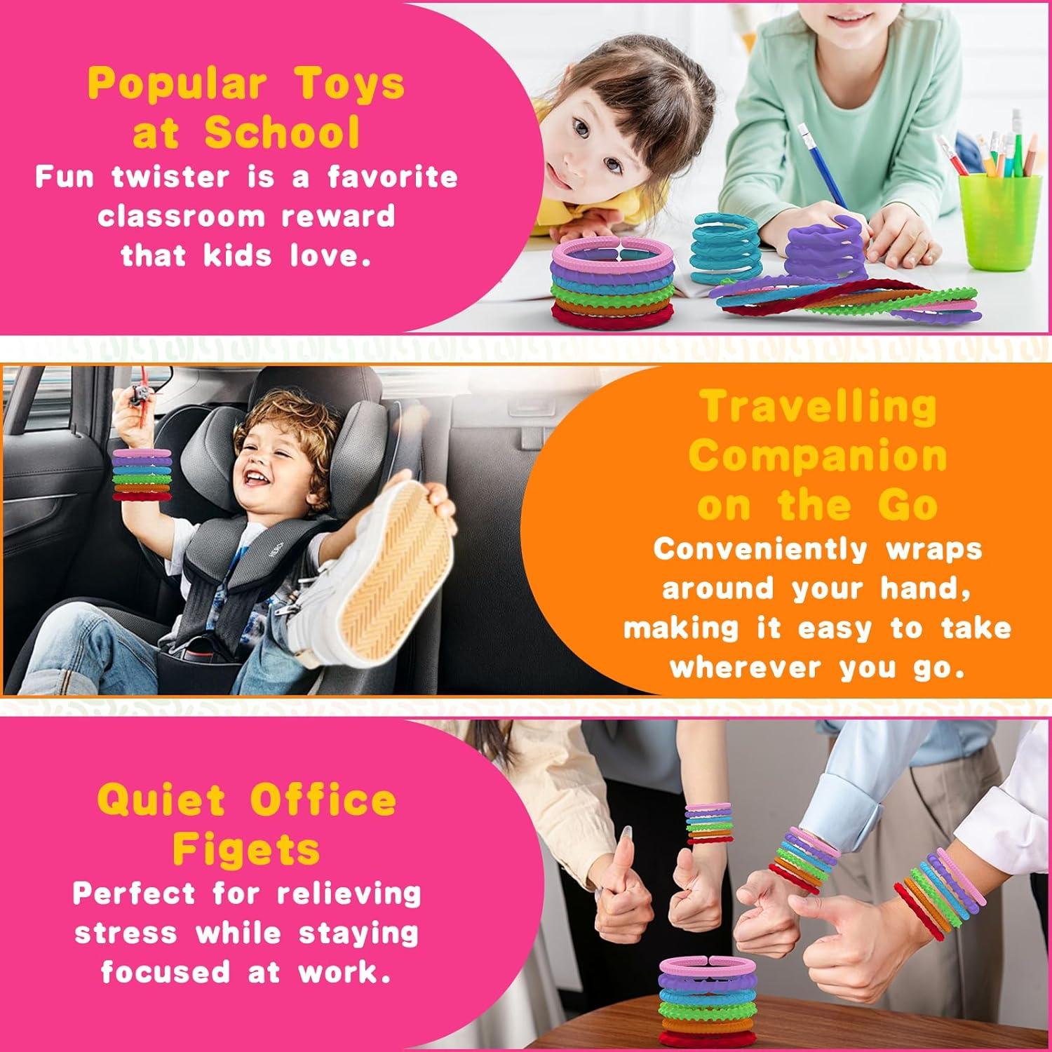 Juguetes Sensoriales Texturizados Drephere - Paquete de 6 Palos