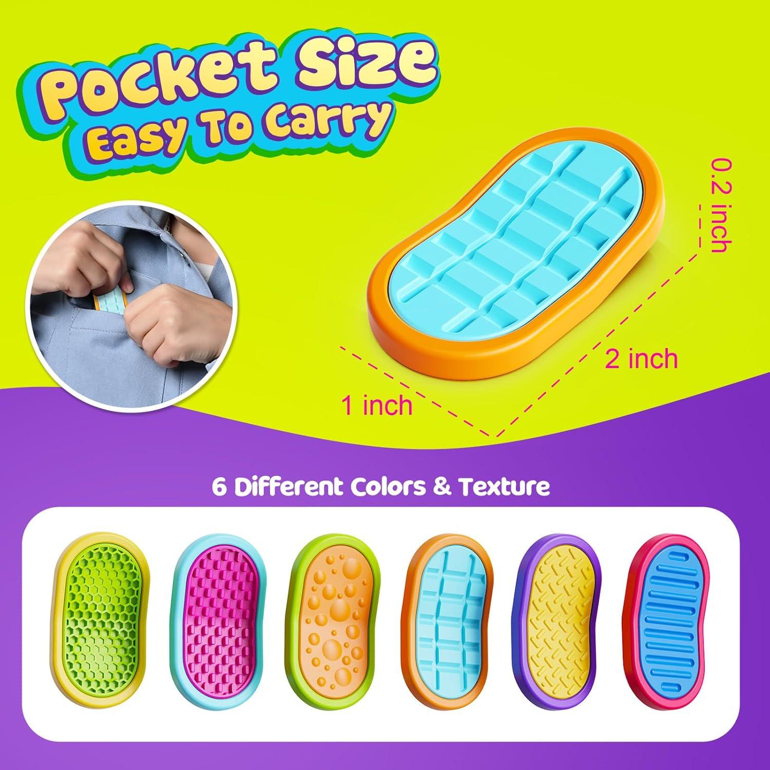 Juguetes Antiestrés Magnéticos 3D - Paquete de 6 Piezas