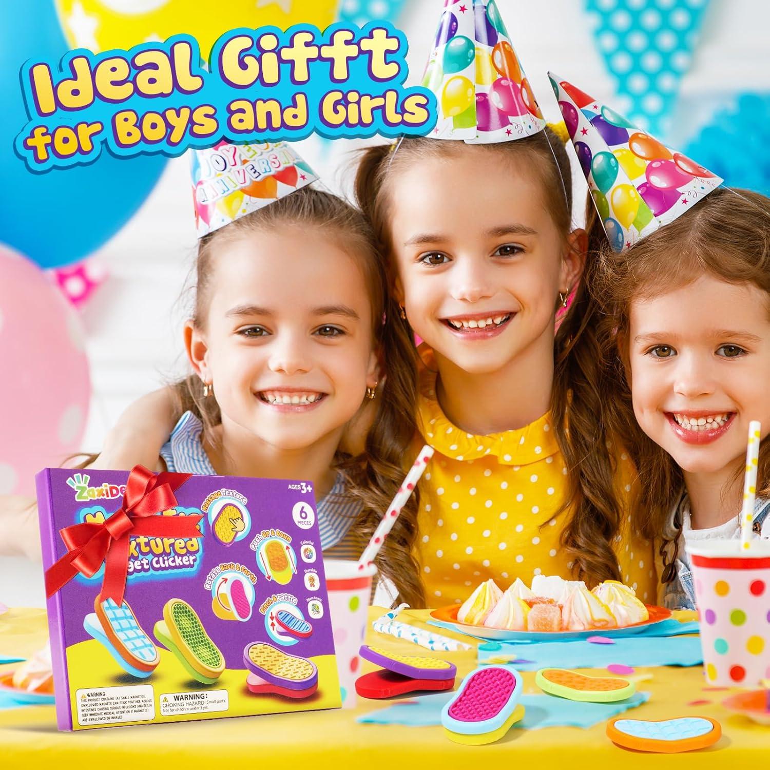 Juguetes Antiestrés Magnéticos 3D - Paquete de 6 Piezas