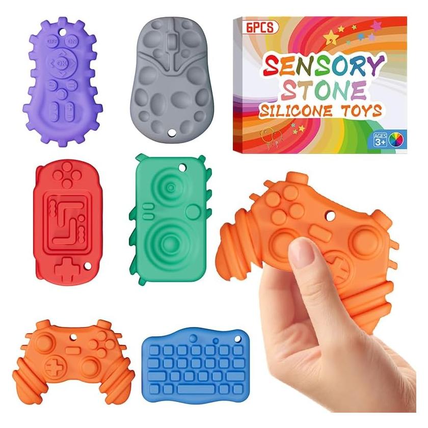 Juguetes Antiestrés Sensoriales 6Pcs Hopihy para Niños y Adultos