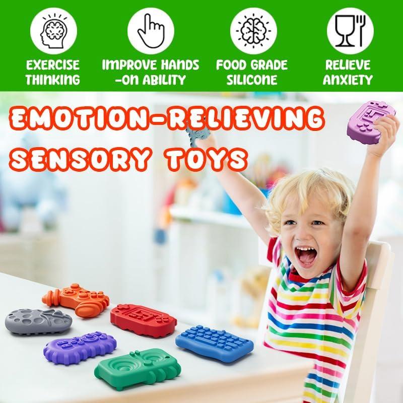 Juguetes Antiestrés Sensoriales 6Pcs Hopihy para Niños y Adultos