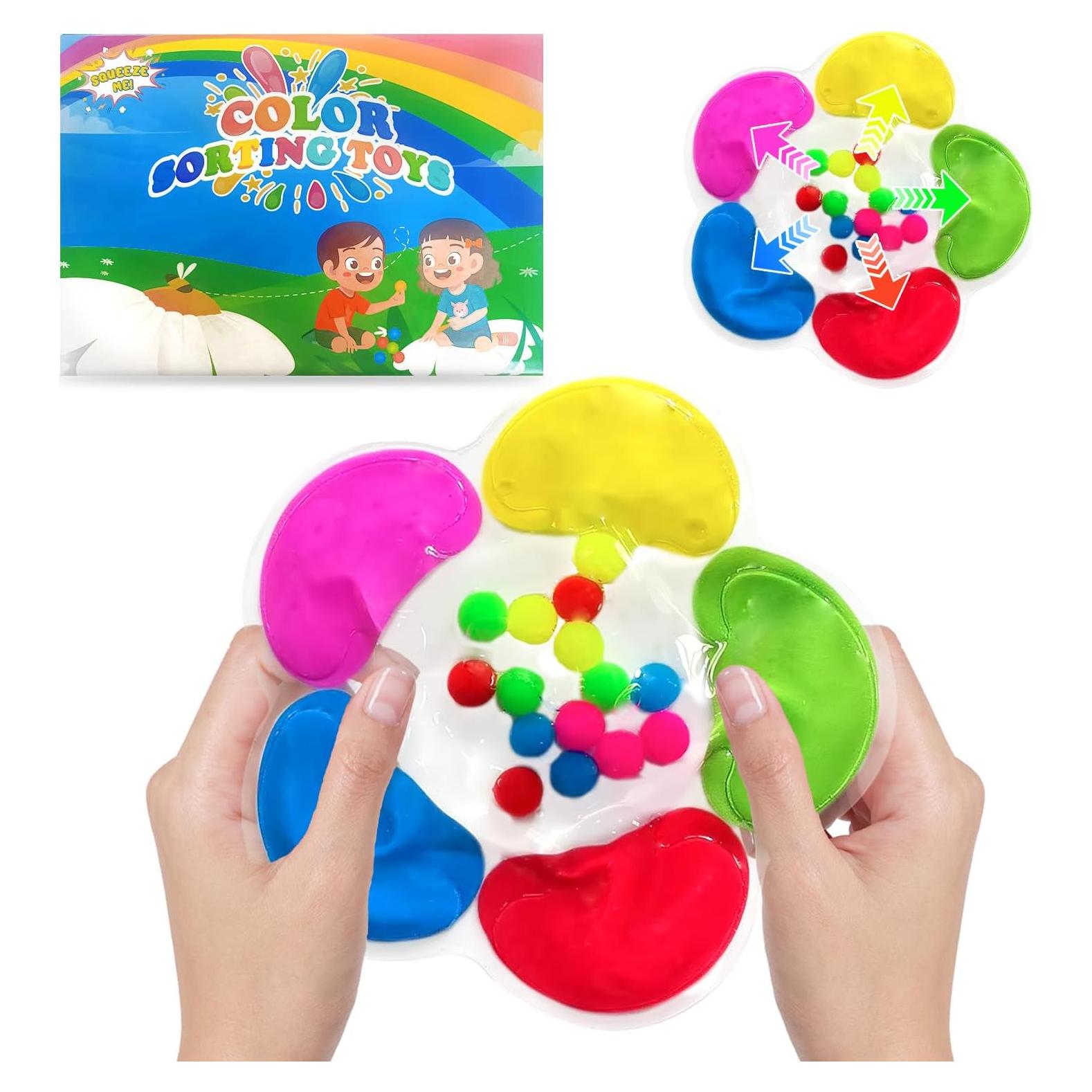 Juguete Sensorial Montessori GYXL - Clasificación de Colores 30x20cm