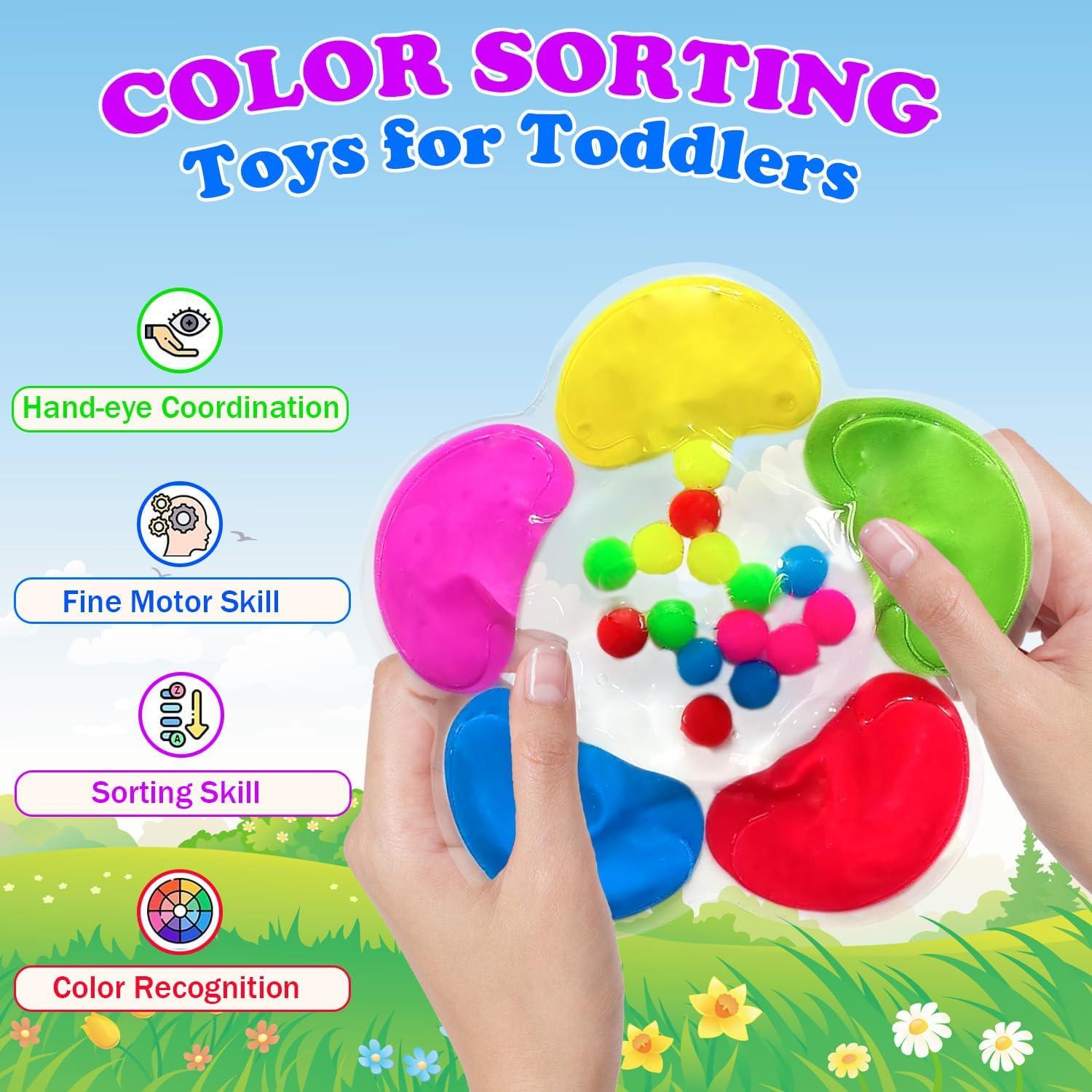 Juguete Sensorial Montessori GYXL - Clasificación de Colores 30x20cm