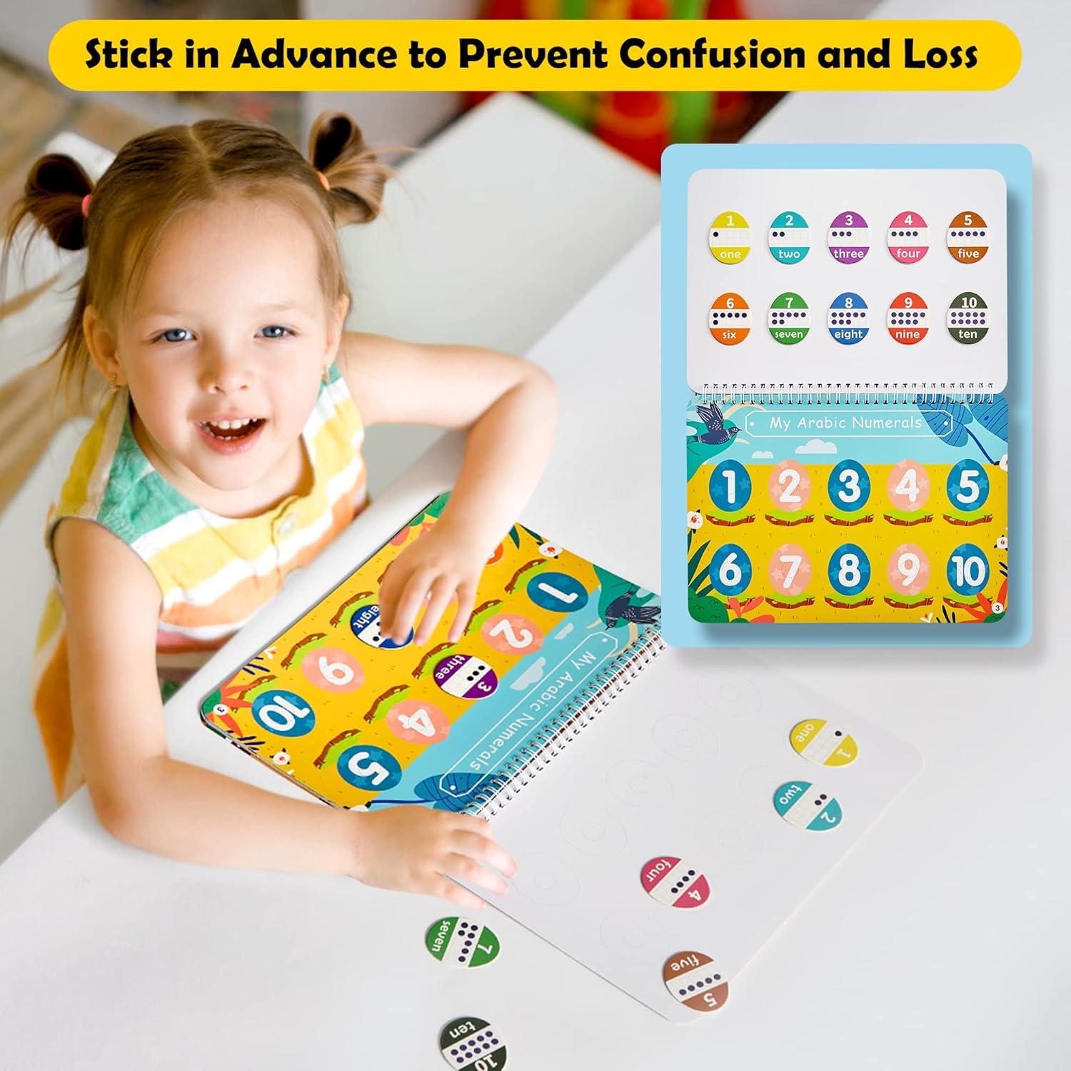 Libro Ocupado Freebear Mundo Animal para Niños 2-3 Años