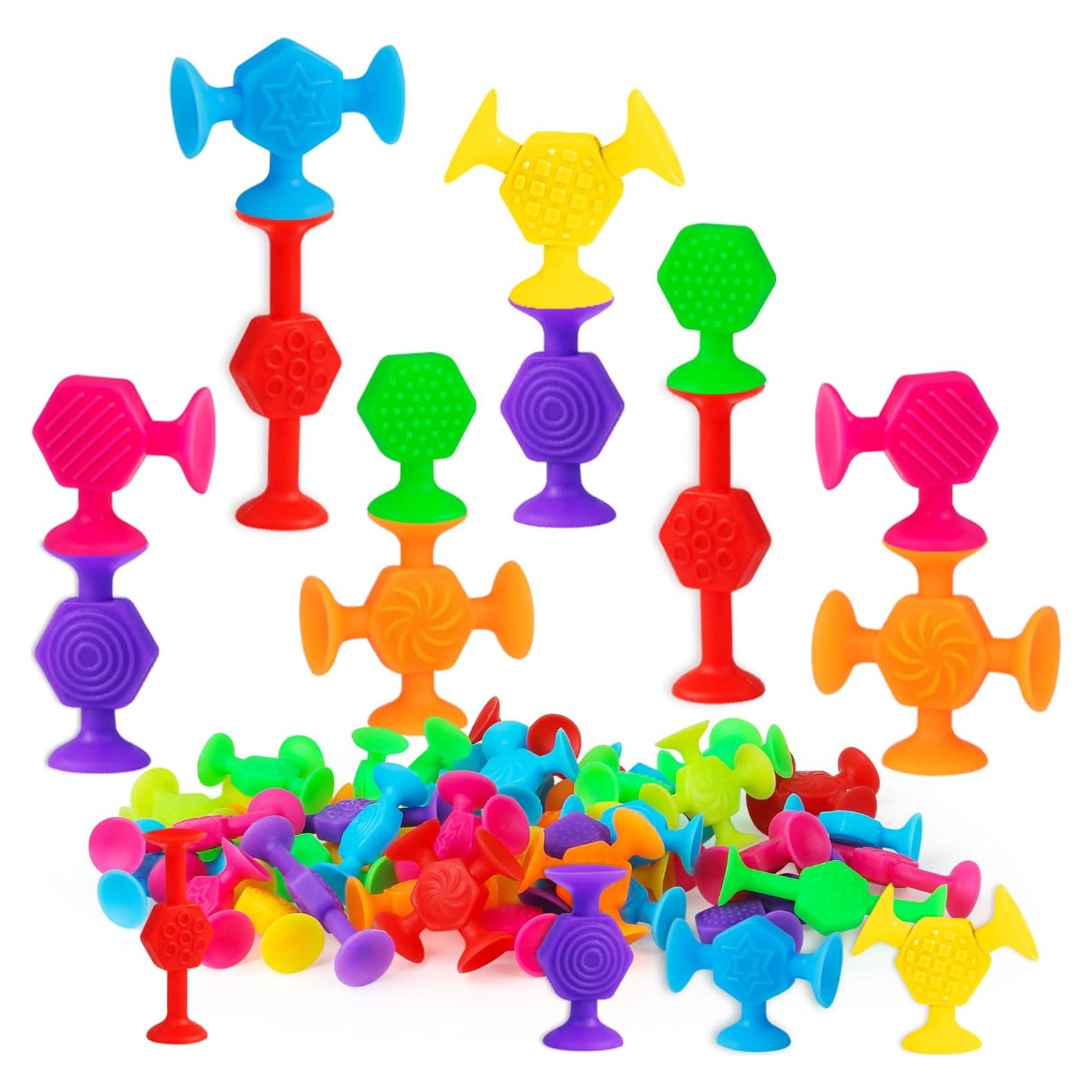 Juguetes de Baño de Ventosa Texturizados ZMZS - 40 PCS