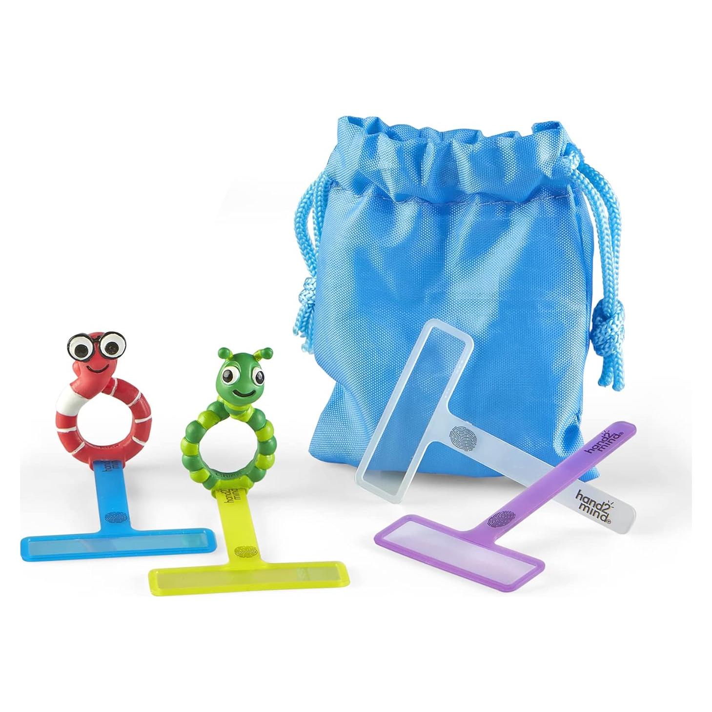 Tiras de Lectura Guiada FingerFocus hand2mind para Niños