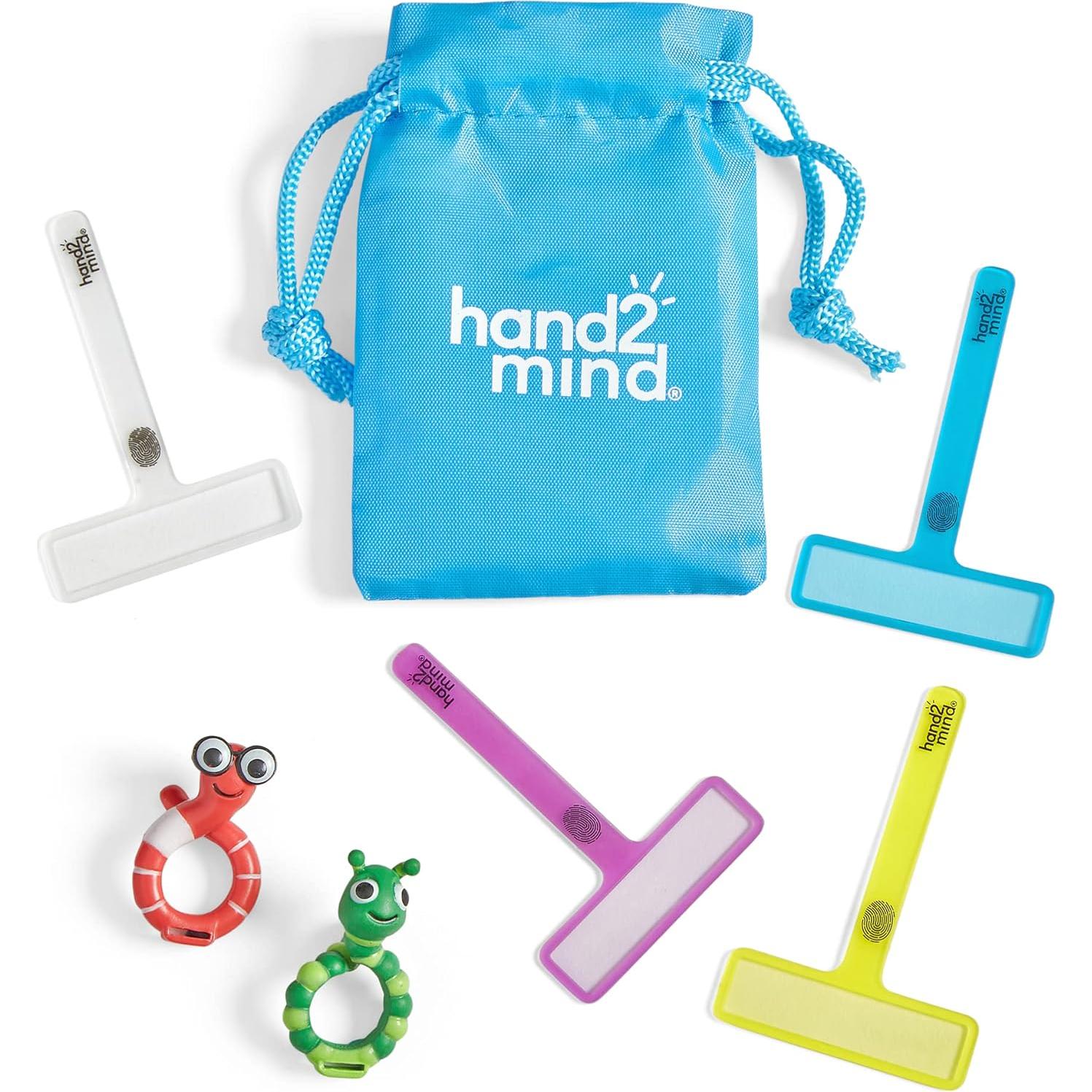 Tiras de Lectura Guiada FingerFocus hand2mind para Niños