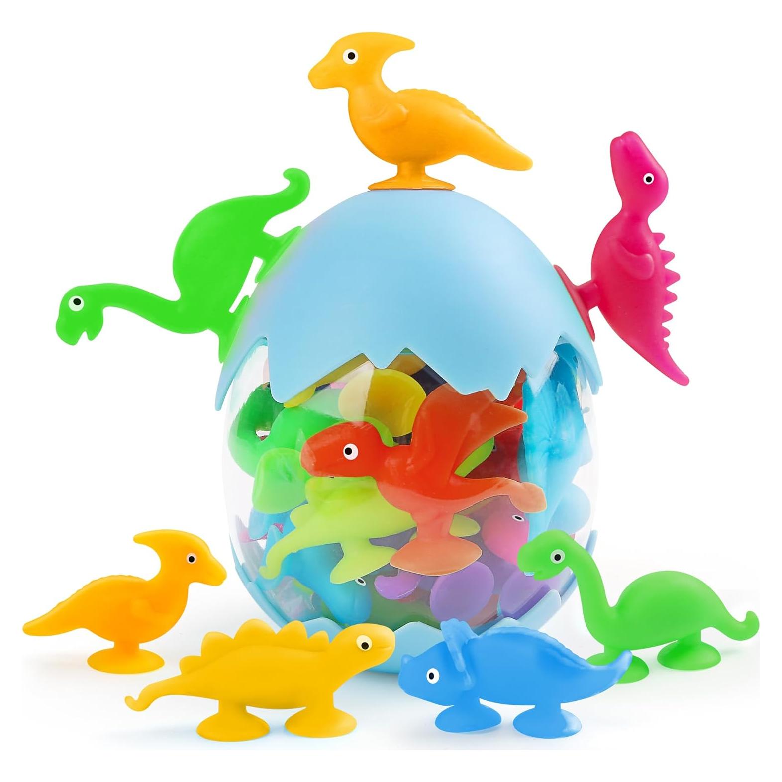 Tazas de Succión de Dinosaurios Tepear - 16 Piezas para Bebés