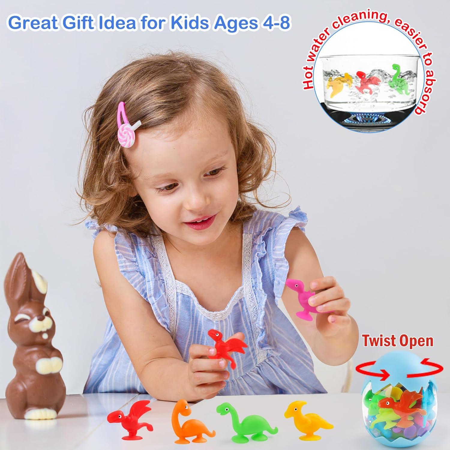 Tazas de Succión de Dinosaurios Tepear - 16 Piezas para Bebés