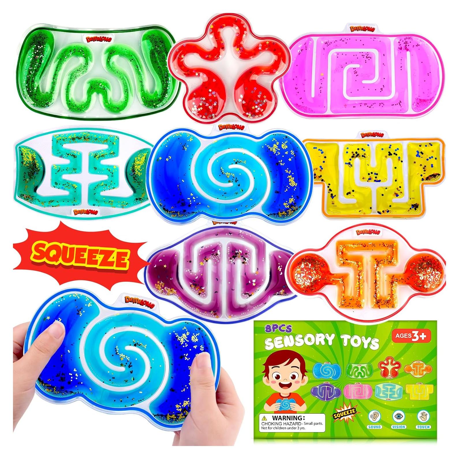 Juguetes Sensoriales Fidget Demilong - Paquete de 8 Piezas