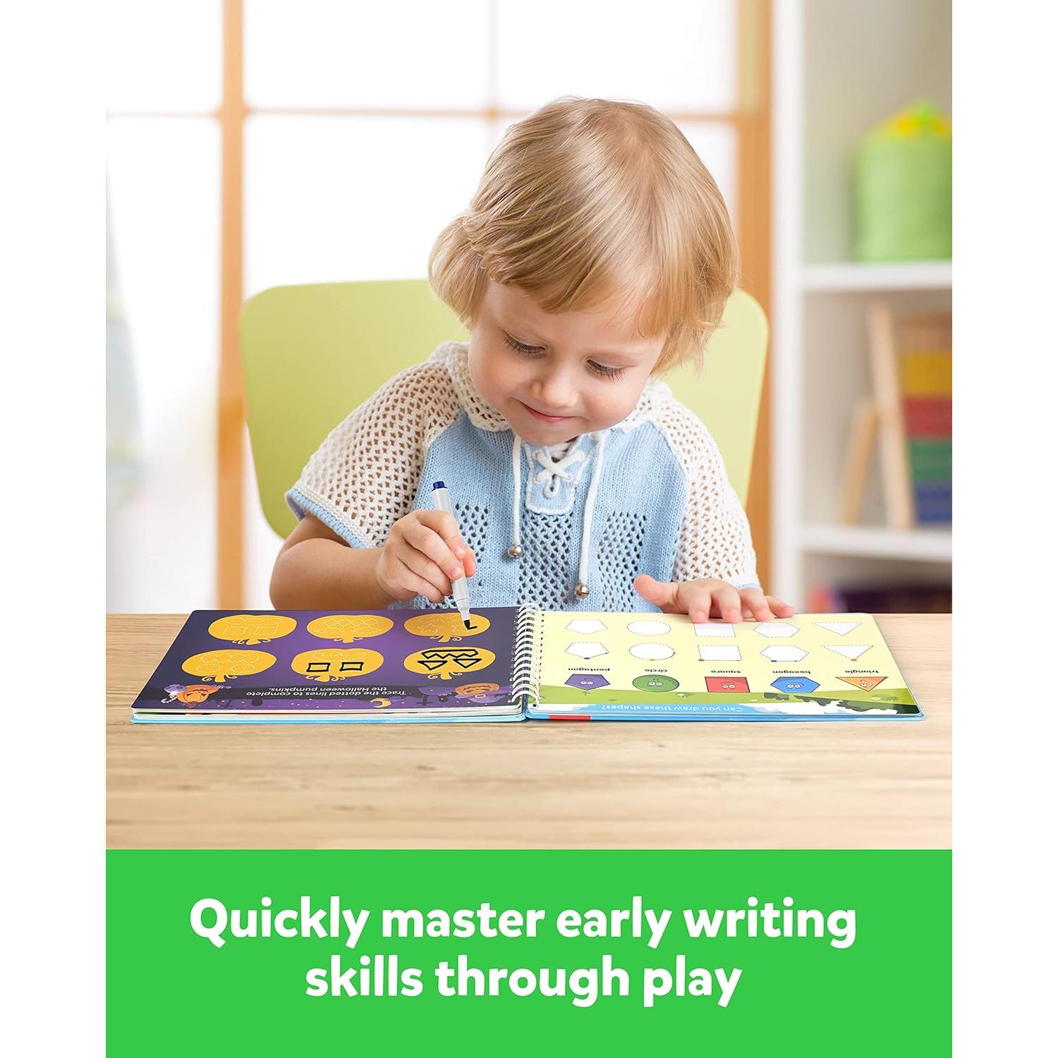 Cuaderno de Caligrafía Coogam para Preescolar 3-7 Años
