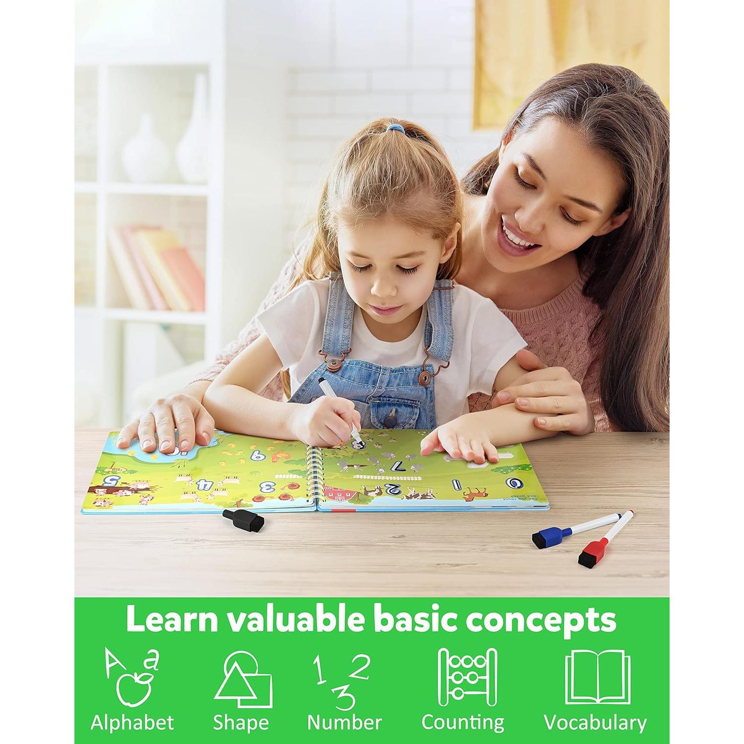 Cuaderno de Caligrafía Coogam para Preescolar 3-7 Años