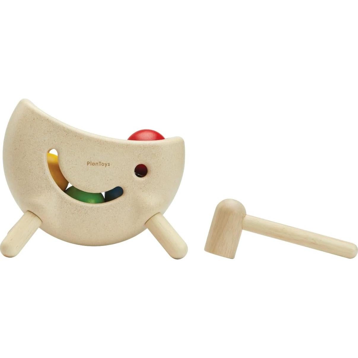 Juego de Golpe PlanToys 5454 - Natural, 1.11 kg, 6 meses+