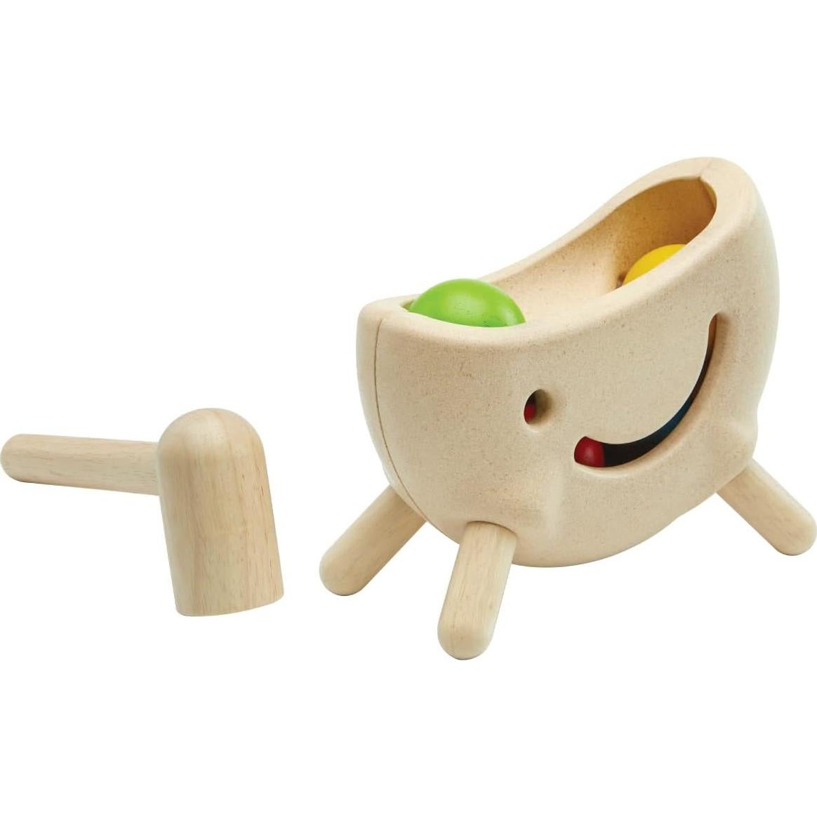 Juego de Golpe PlanToys 5454 - Natural, 1.11 kg, 6 meses+