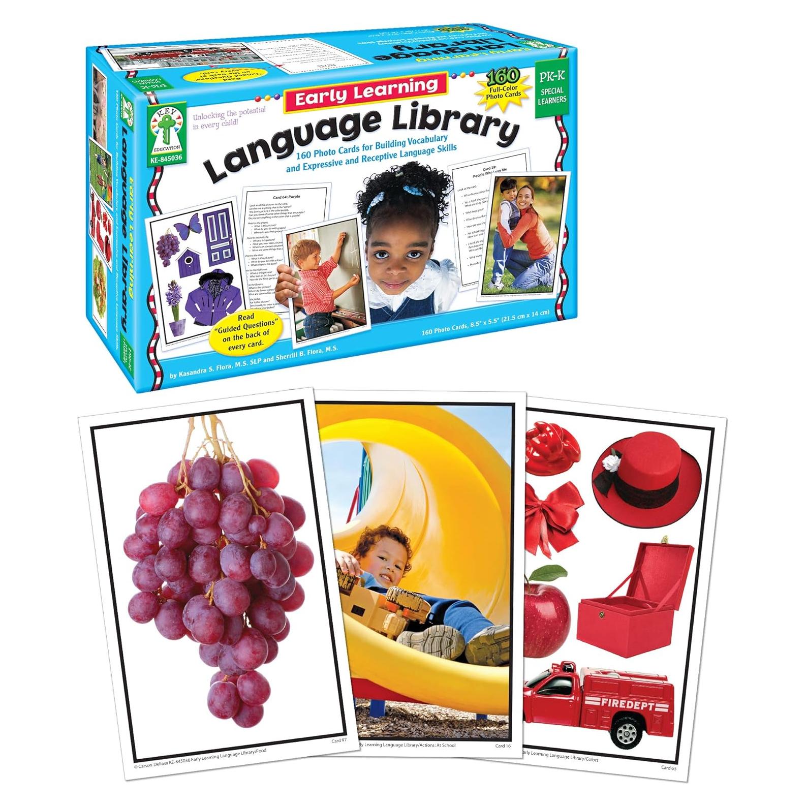 Tarjetas de Flash Fotográficas Key Education 160 Piezas 3+