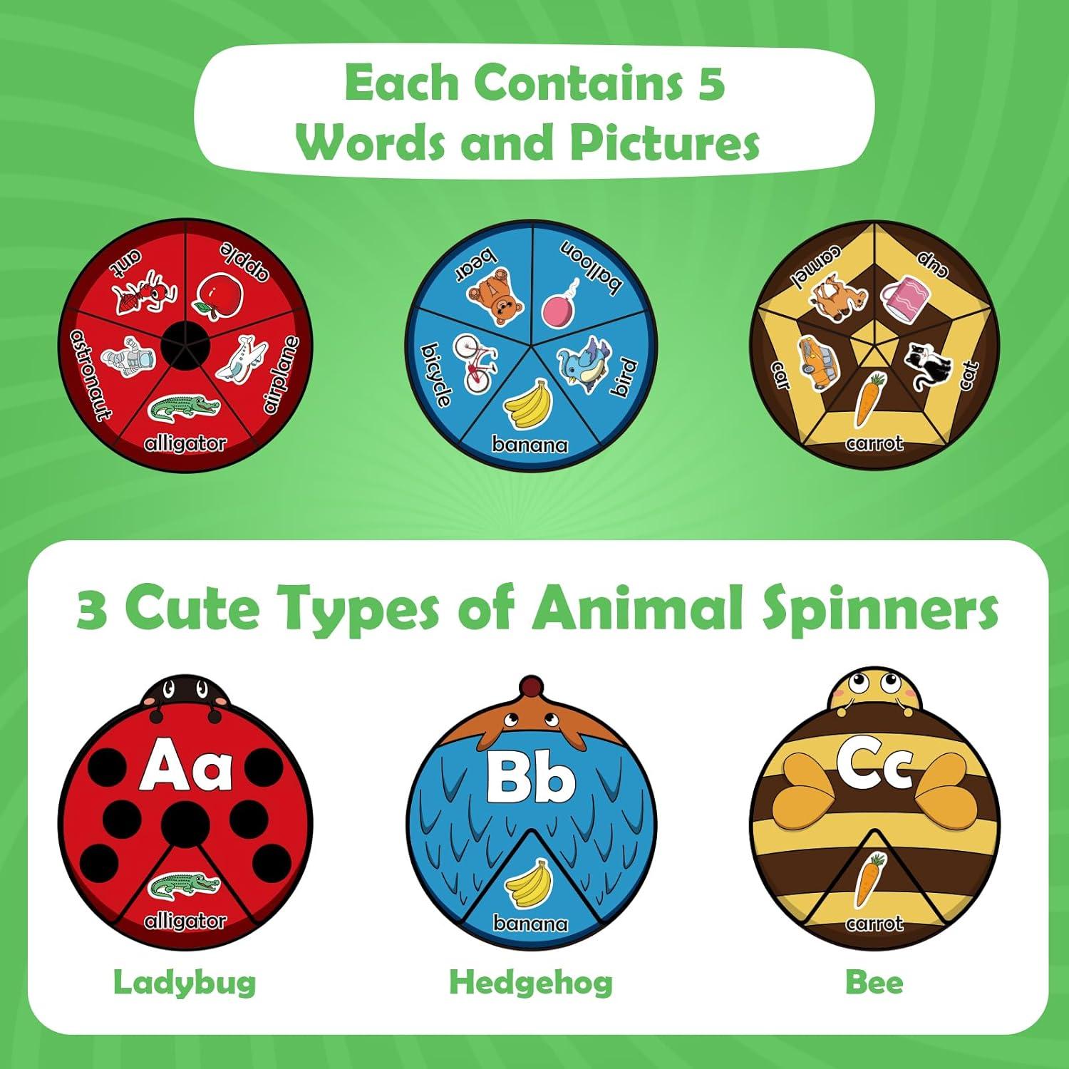 Tarjetas del Alfabeto Educativas Dingliu - Juego de Aprendizaje ABC