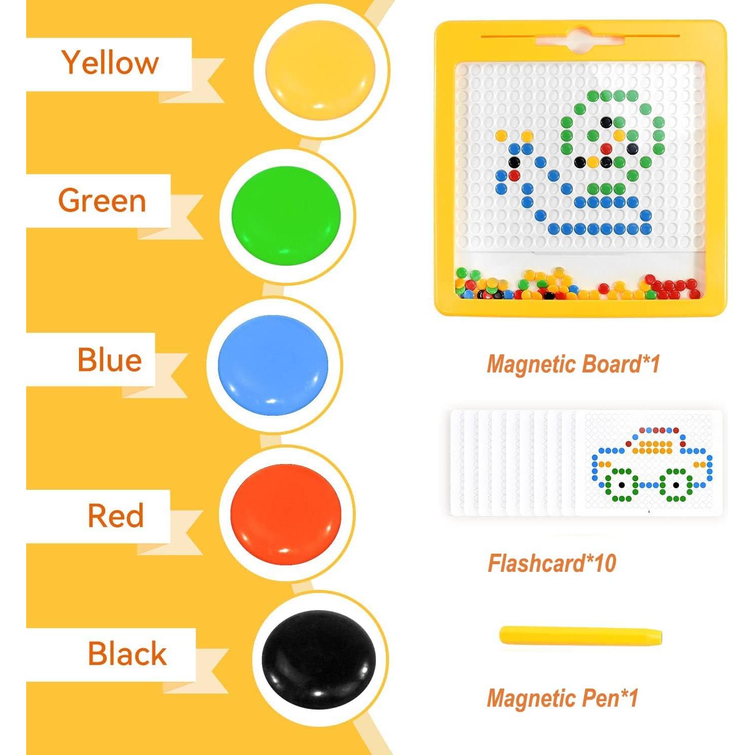 Tablero de Dibujo Magnético Grande RIKEYIS para Niños 3-6 Años