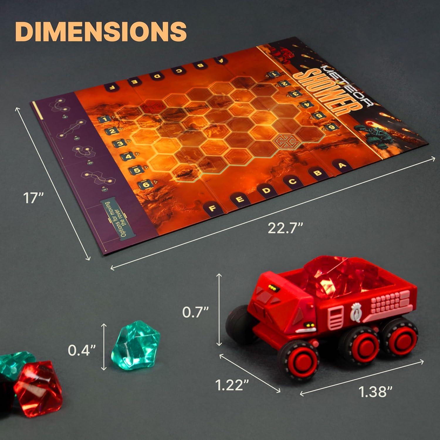 Juego de Mesa Lluvia de Meteoros Queensell - Estrategia 2 Jugadores