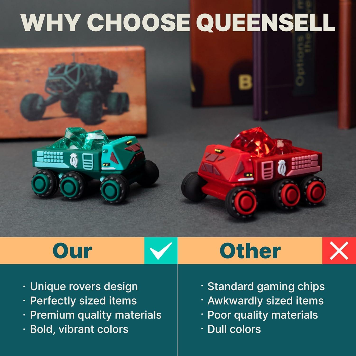 Juego de Mesa Lluvia de Meteoros Queensell - Estrategia 2 Jugadores