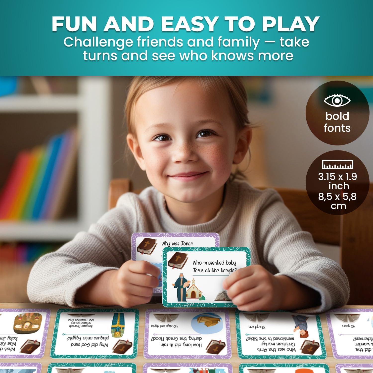 Juego de Trivia Bíblica Adducate - 300 Preguntas para Niños