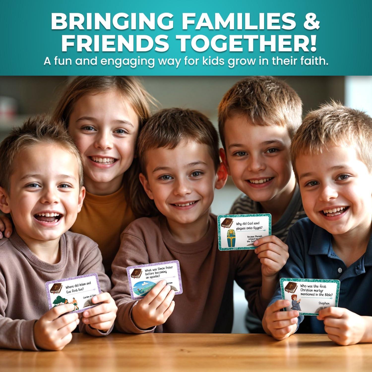 Juego de Trivia Bíblica Adducate - 300 Preguntas para Niños