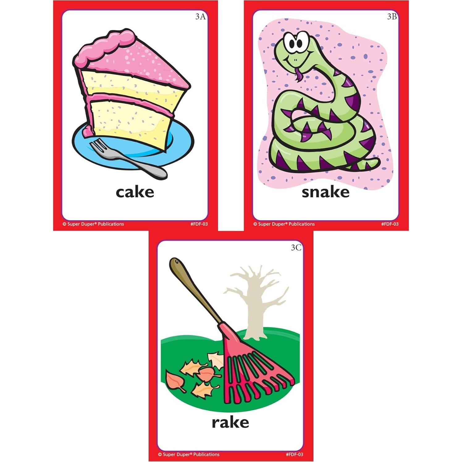 Tarjetas de Flash de Conciencia Fonémica Super Duper 57 Piezas