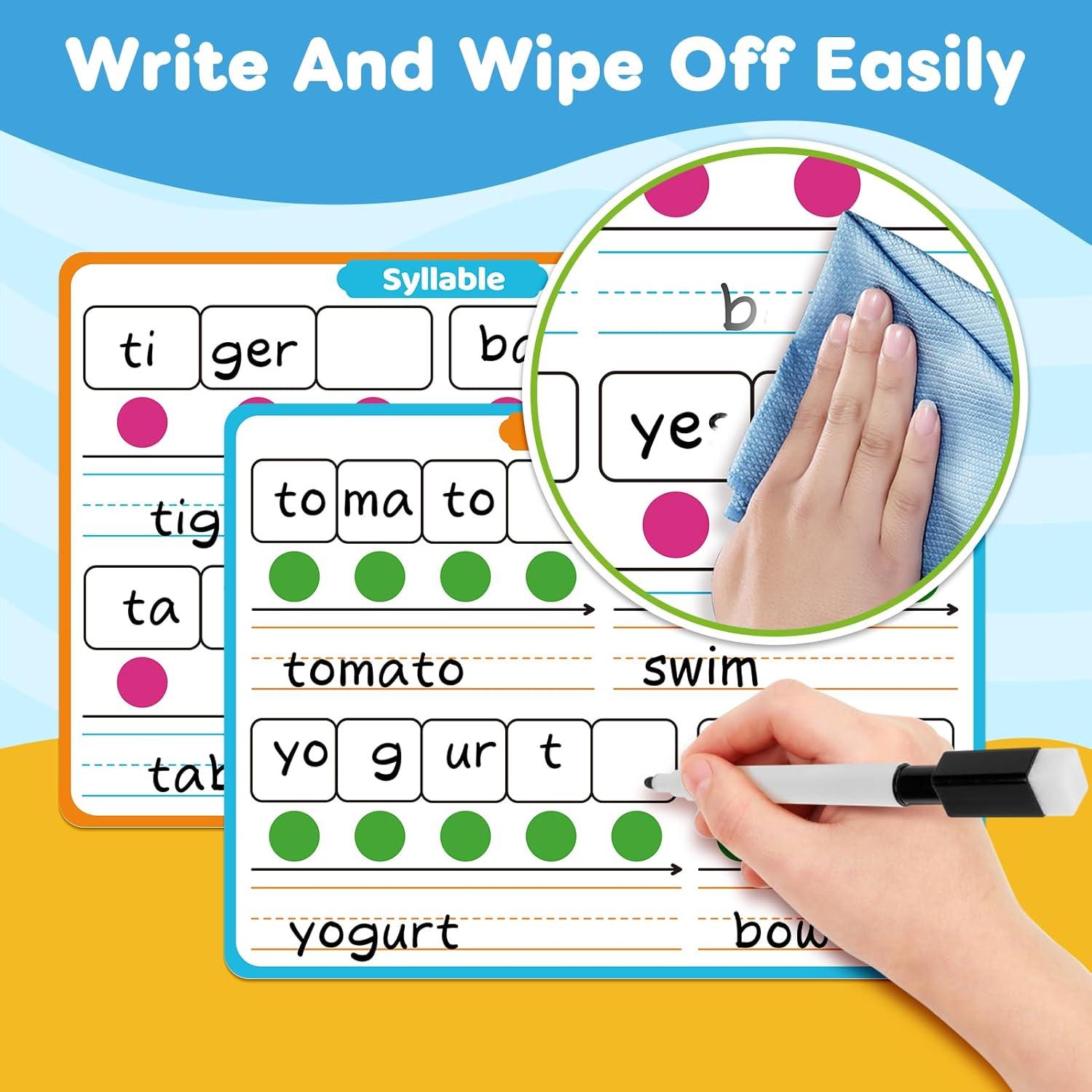 12 Tableros de Borrado en Seco Laffunz 30.48x22.86 cm