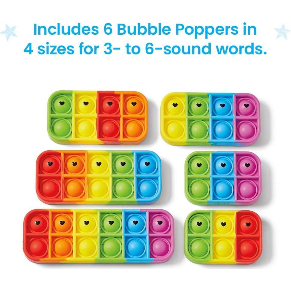 Caja Elkonin hand2mind Sensory Bubble Poppers 6 Poppers