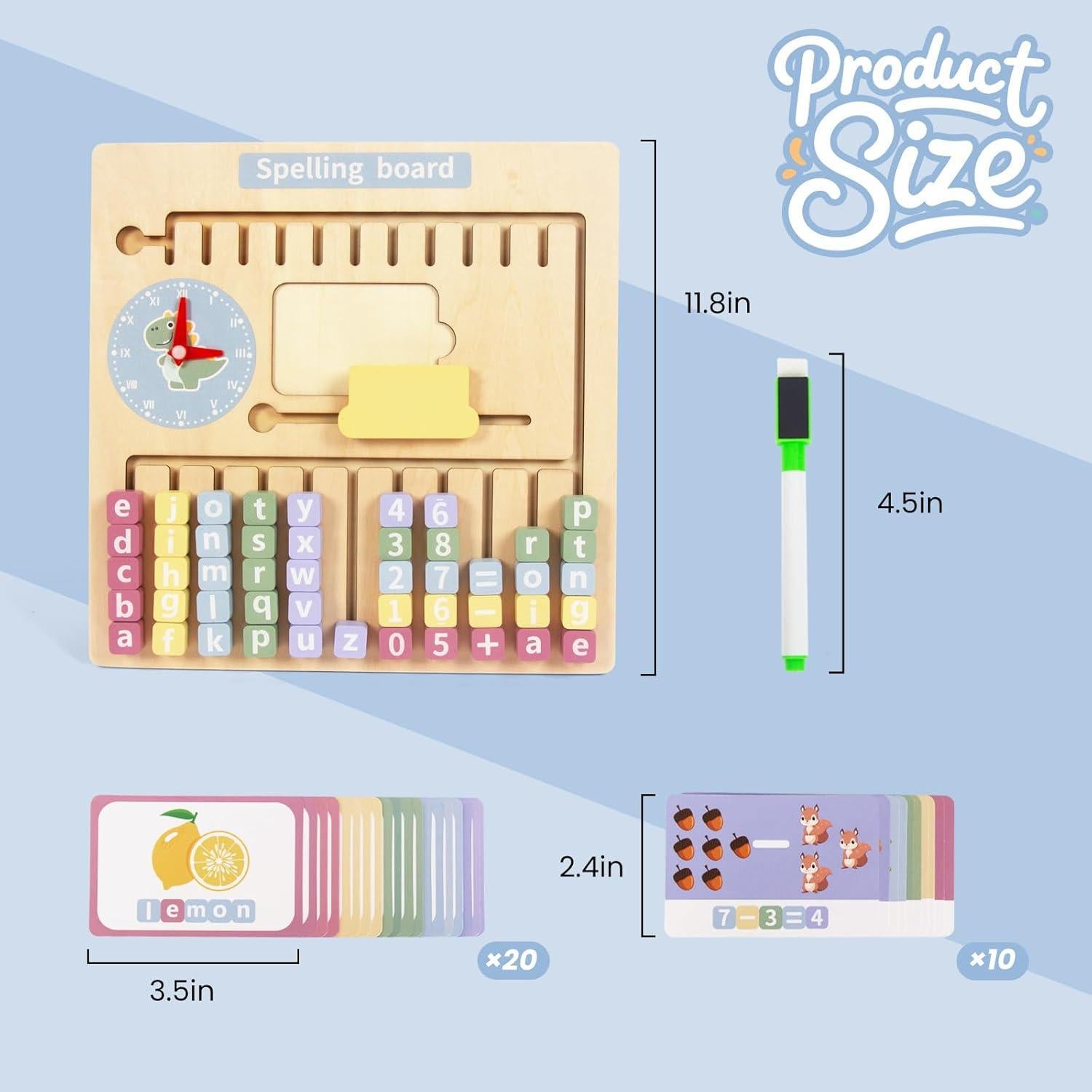 Juego Educativo de Hechizos de Madera WOODENFUN para Niños 3+