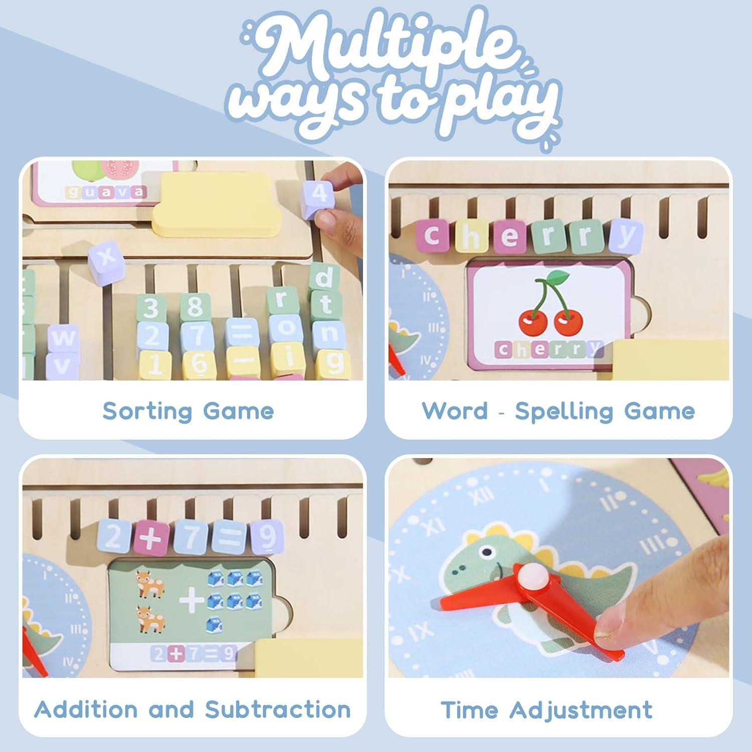 Juego Educativo de Hechizos de Madera WOODENFUN para Niños 3+