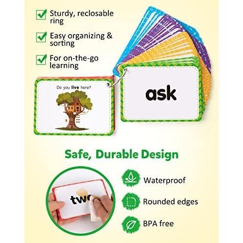 Tarjetas Educativas Coogam - 220 Palabras Dolch para Niños