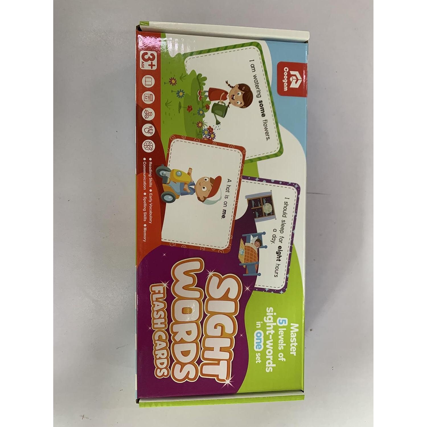 Tarjetas Educativas Coogam - 220 Palabras Dolch para Niños