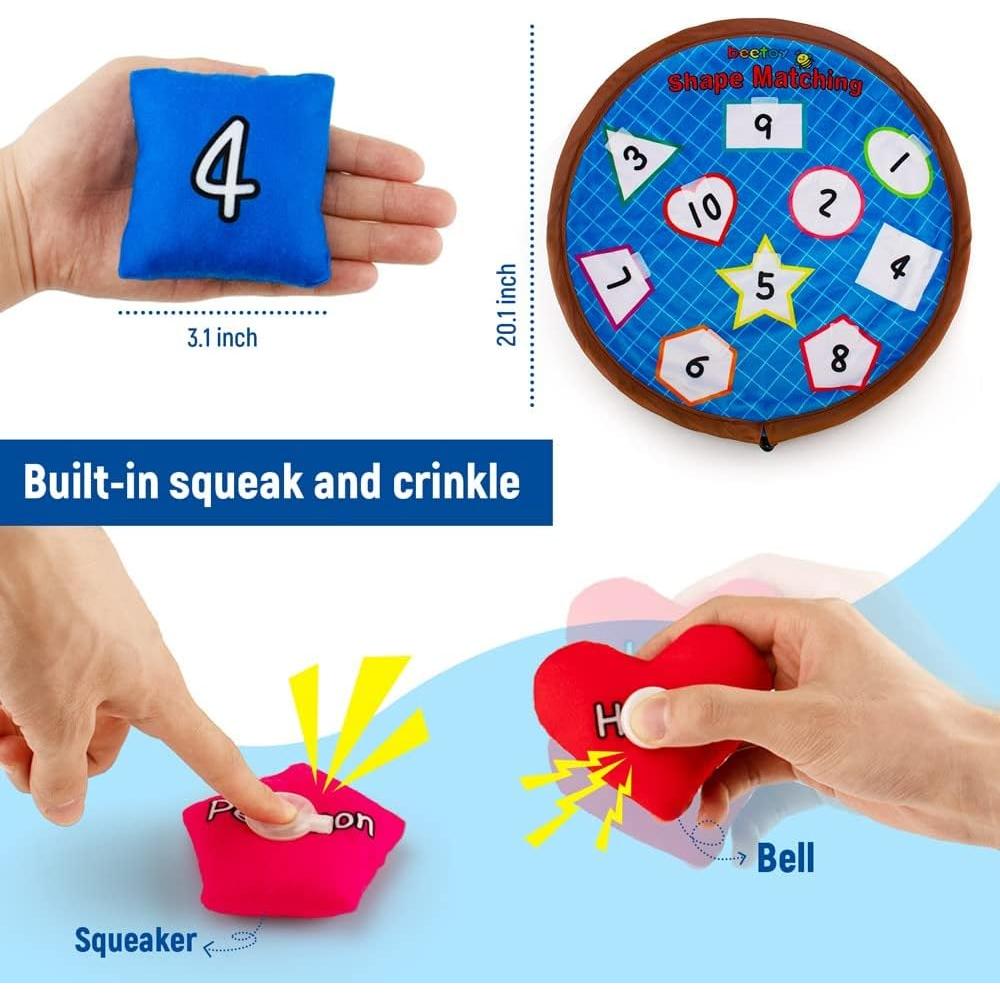 Juego de Emparejamiento de Bolsas de Frijoles Beetoy - 10 PCS Multicolor