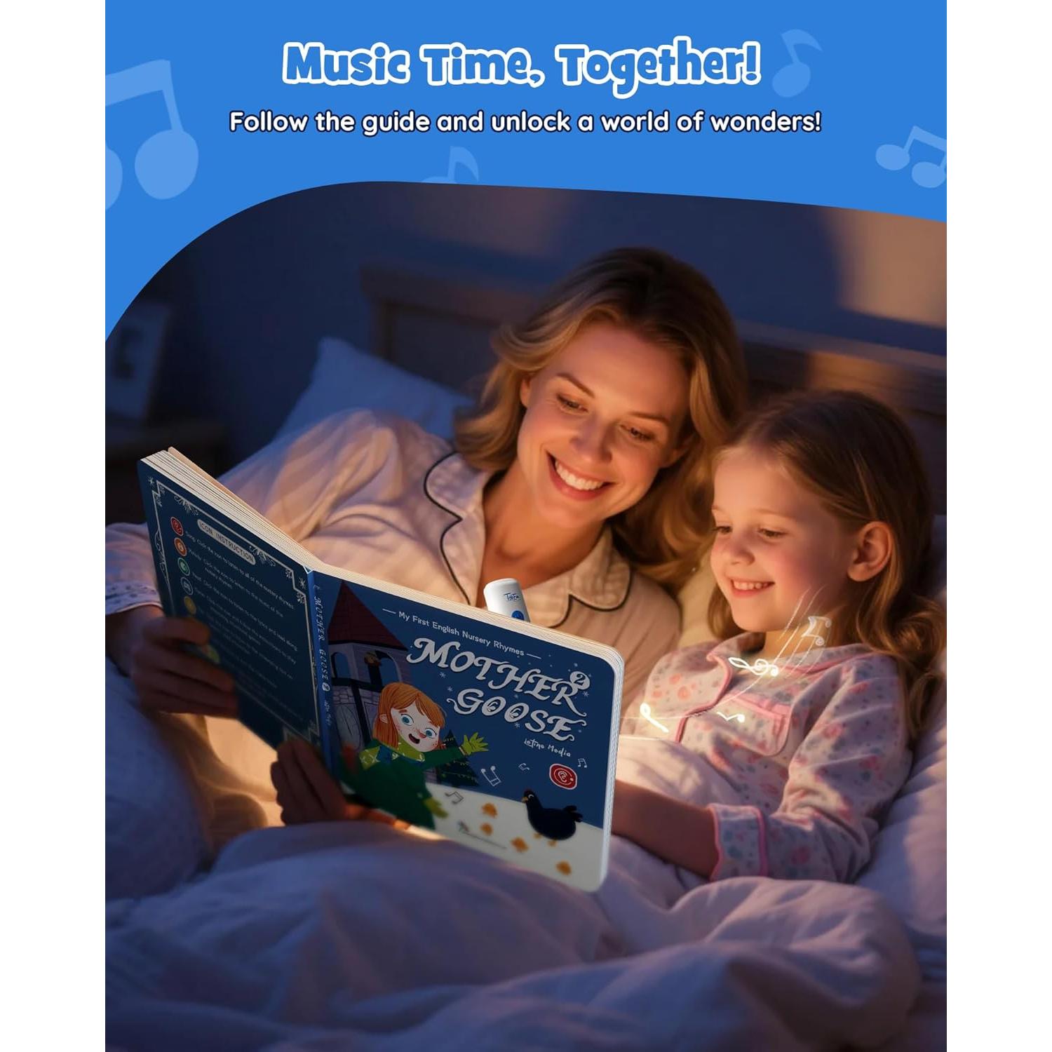 Conjunto de Libros Interactivos TEKFUN con Lápiz Hablante - Rimas Infantiles