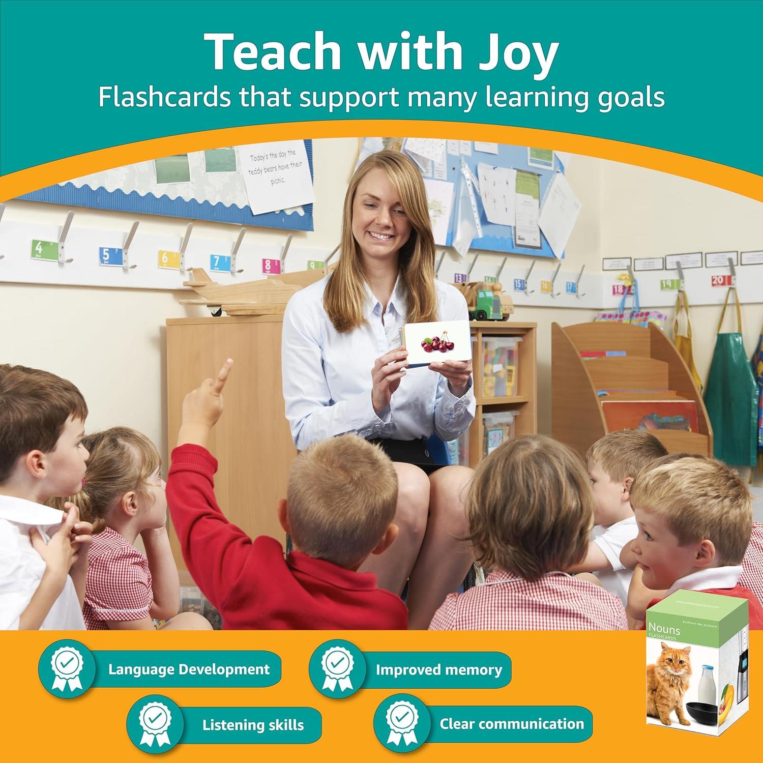 Juego de Tarjetas de Flash Picture My Picture - 200 Sustantivos