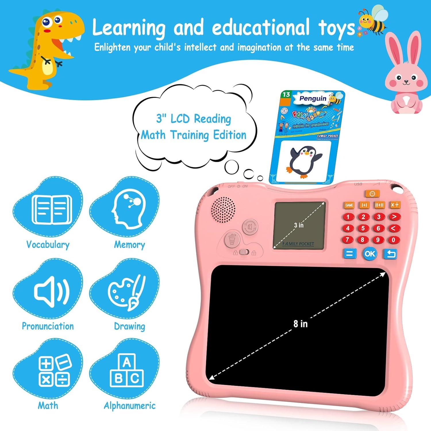 EASEGMER Juguete Educativo 3 en 1 para Niños 0.57 kg