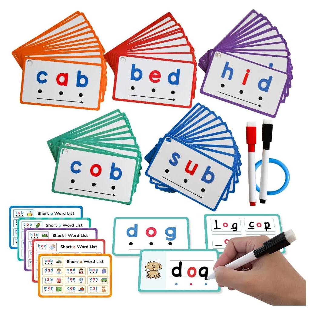 Tarjetas de Escritura CVC Lachilly - 60 Tarjetas Educativas