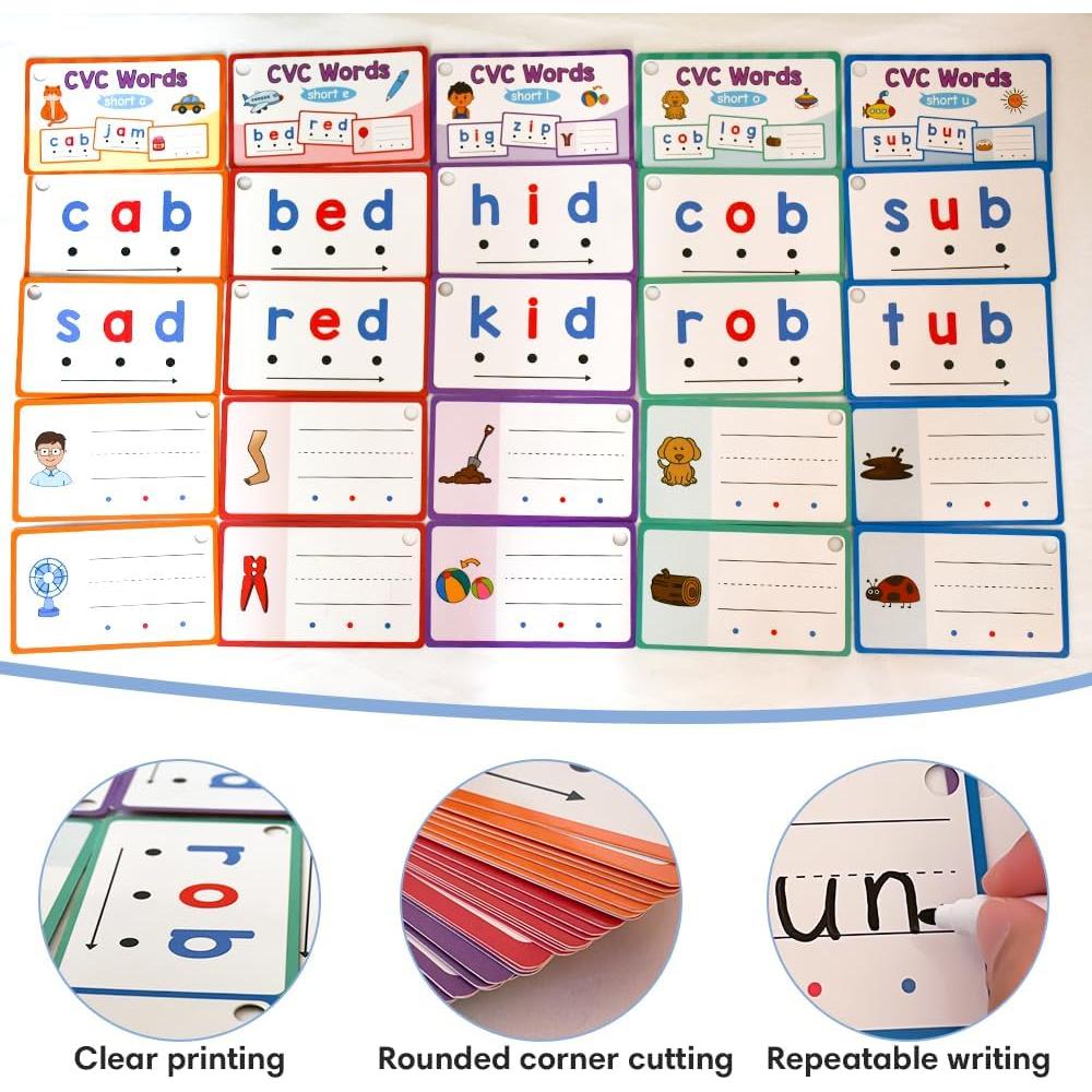 Tarjetas de Escritura CVC Lachilly - 60 Tarjetas Educativas