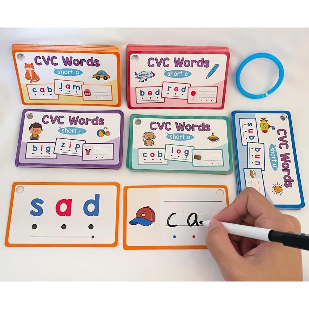 Tarjetas de Escritura CVC Lachilly - 60 Tarjetas Educativas