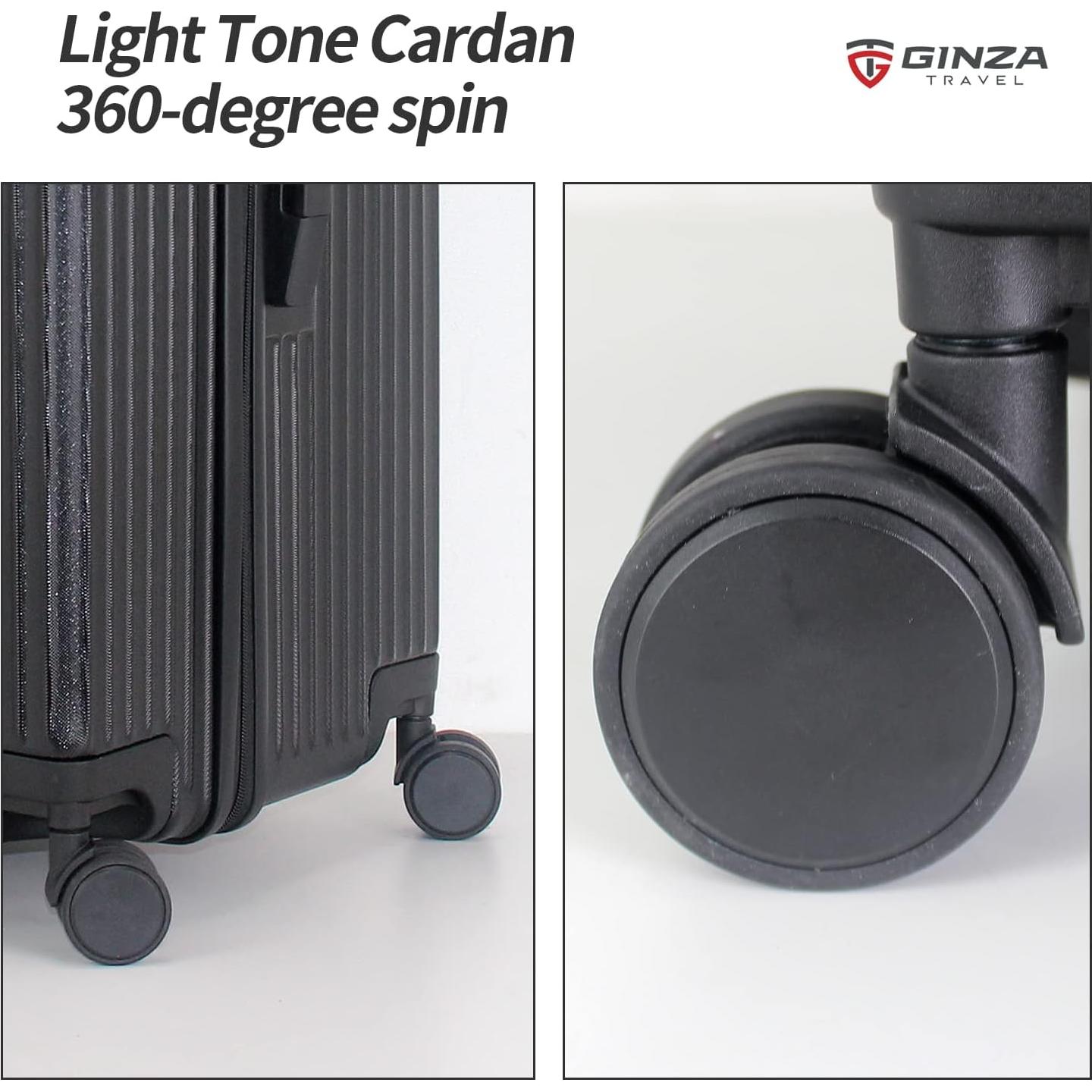 Maleta GinzaTravel 71 cm Ligera con Ruedas y Cerradura TSA