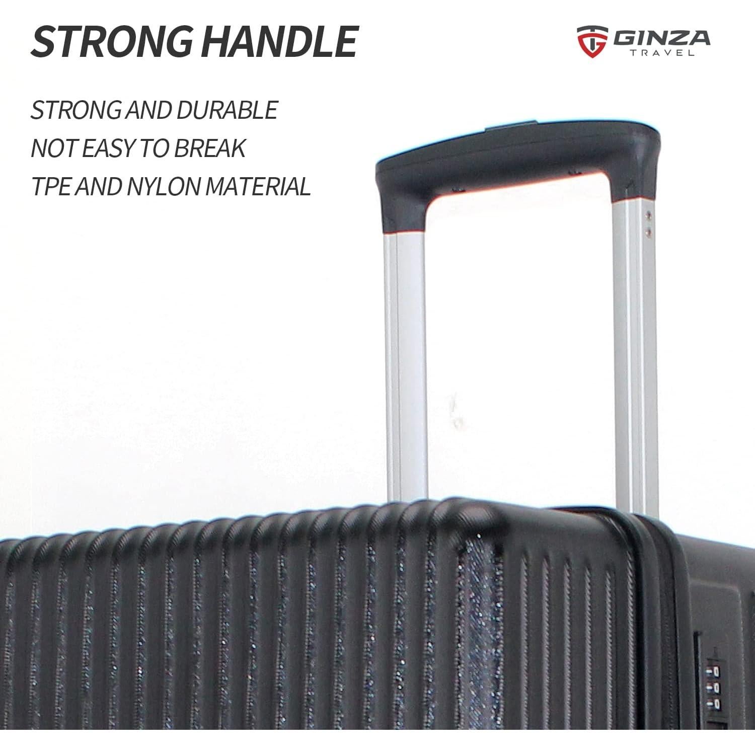 Maleta GinzaTravel 71 cm Ligera con Ruedas y Cerradura TSA