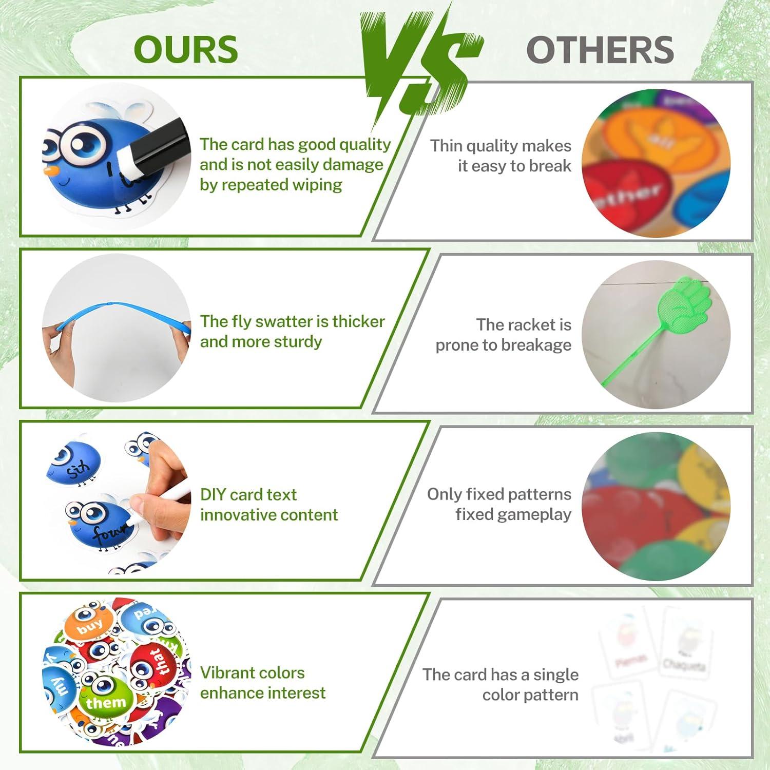 Juego Educativo de Palabras Visuales Busaurus - 192 Tarjetas