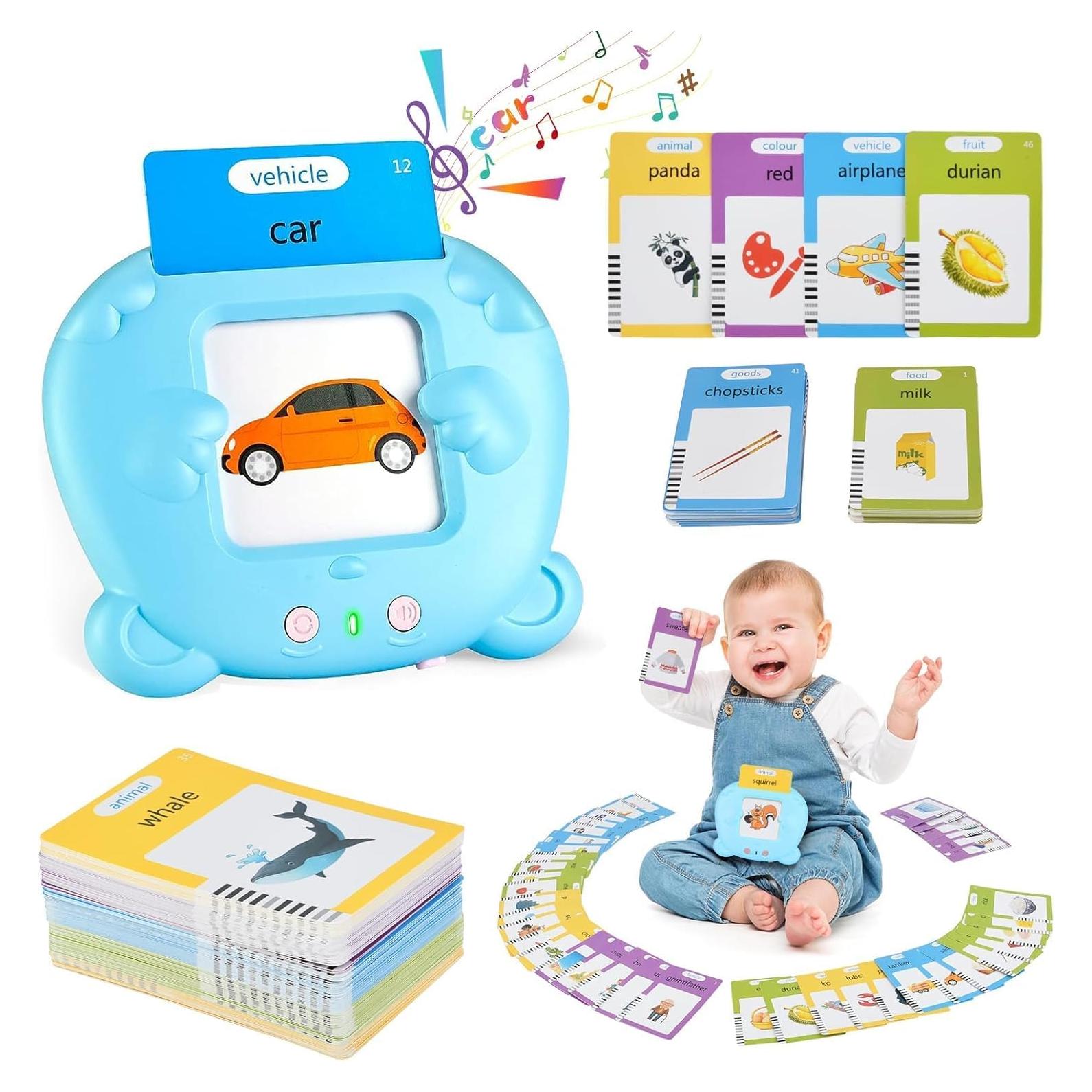 Tarjetas Flash Hablantes Mejoradas Bebe Mondo - 224 Palabras