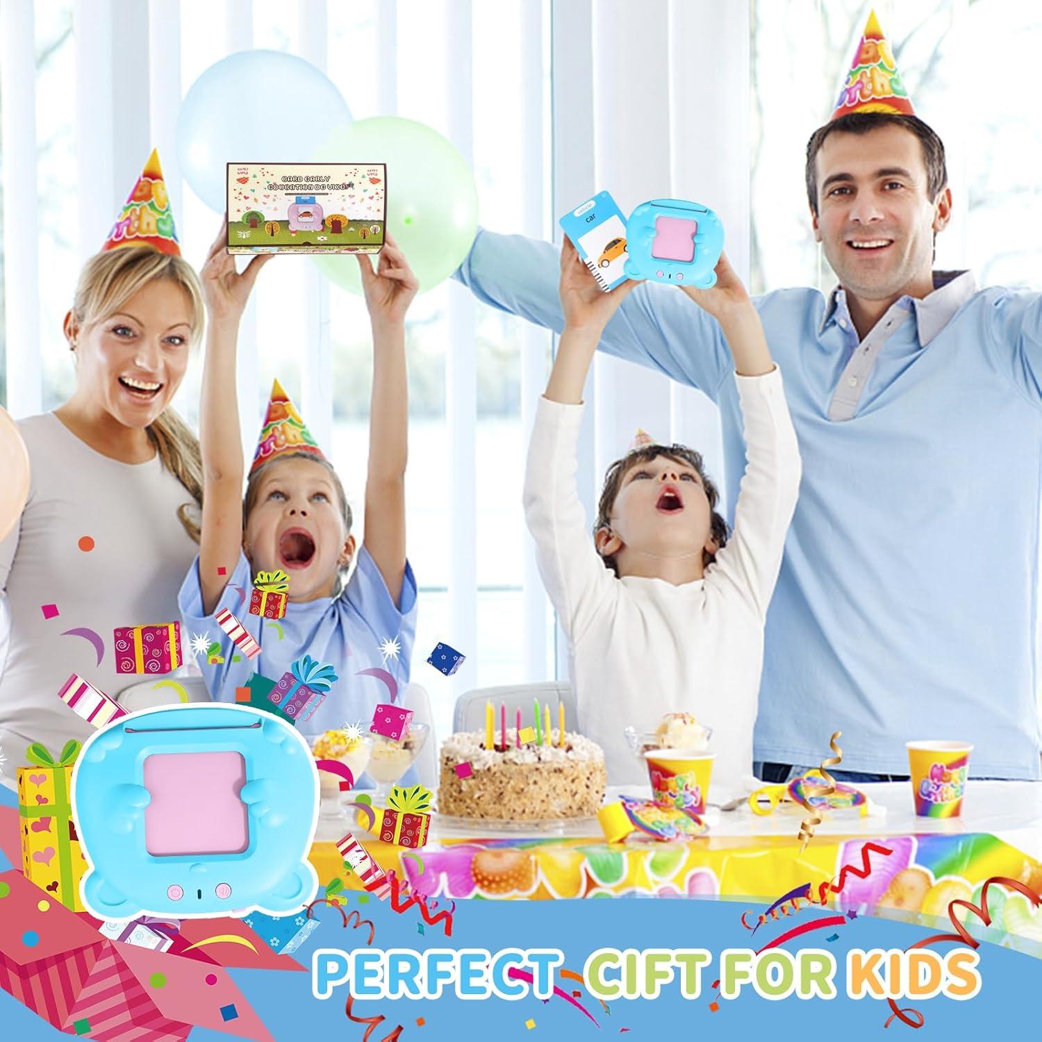 Tarjetas Flash Habladoras Hsxfl para Niños 2-5 Años, 112 Palabras