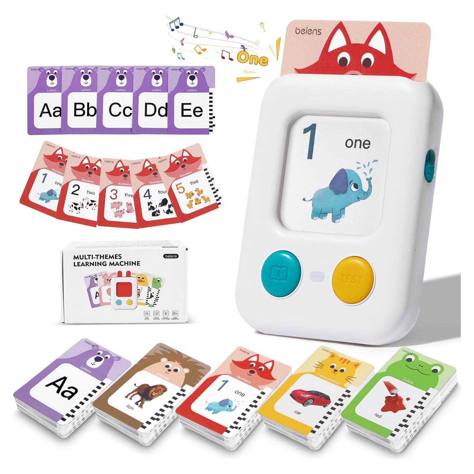 Tarjetas Flash Habladoras beiens para Niños 2-6 Años - 120 Temas
