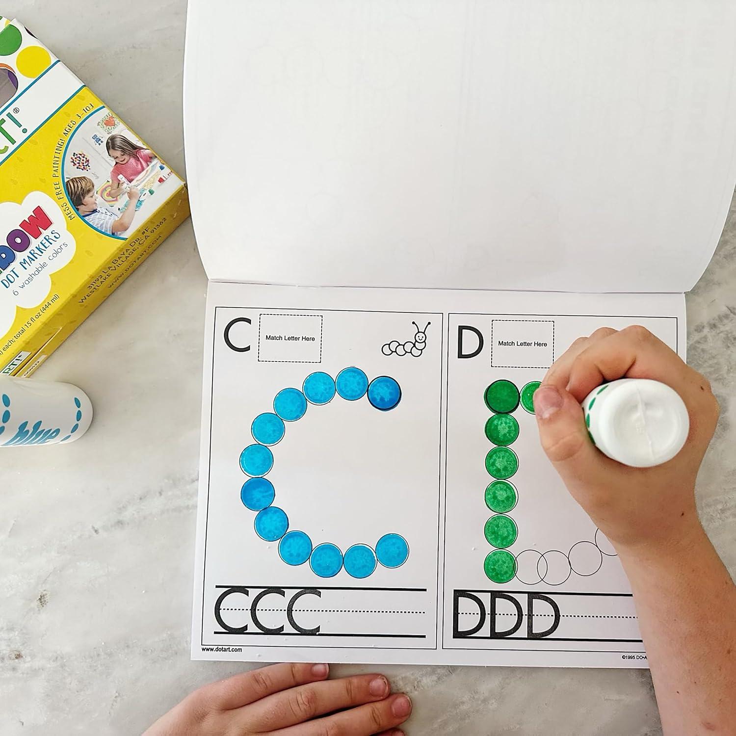 Libro de Actividades Creativas Do A Dot Art - Colorear Números y Letras