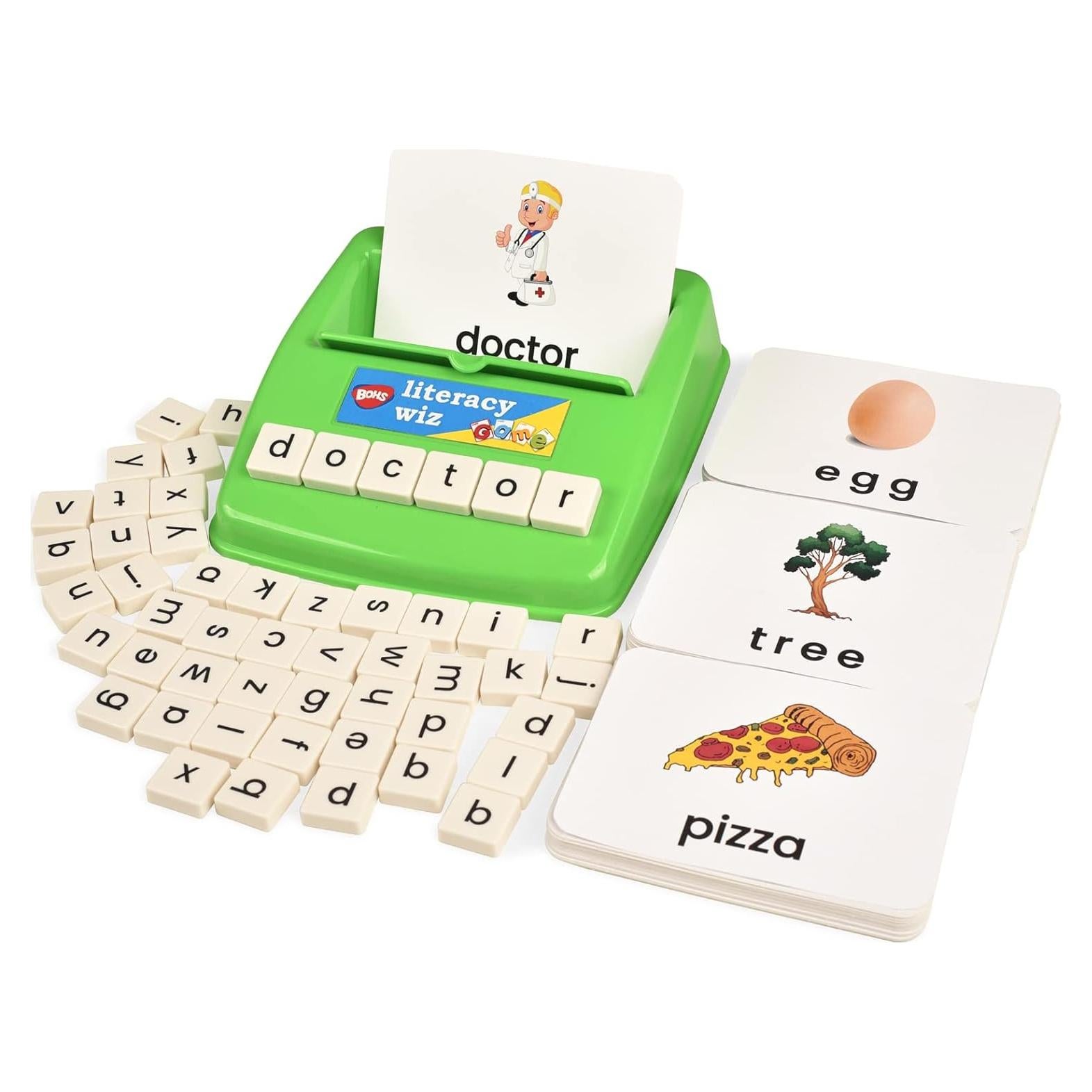 Juego Educativo BOHS Literacy Wiz - Tarjetas de Flash para Niños